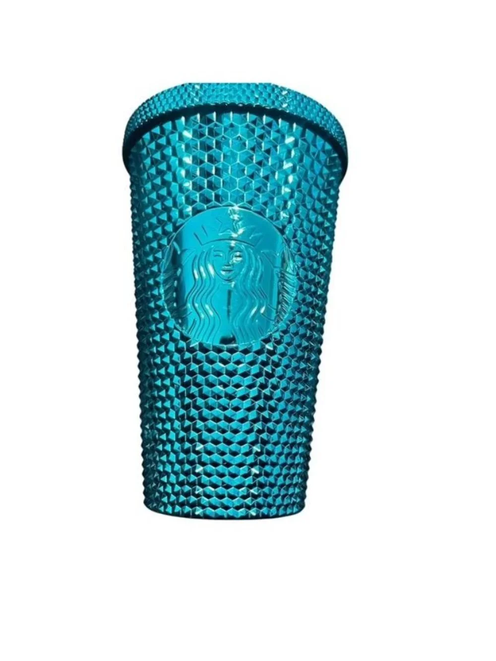 Starbucks Summer 2023 Blue Chrome Studded Tumbler